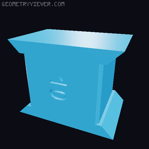Modular Handgun Safe Stands 3D model thumbnail