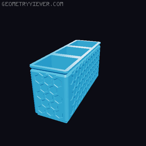 Gridfinity - Single print vase mode bins 3D model thumbnail