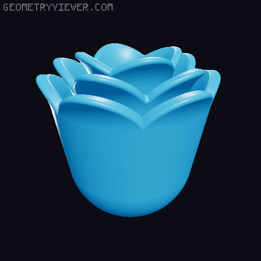 Springy Flower Collection Update 3D model thumbnail
