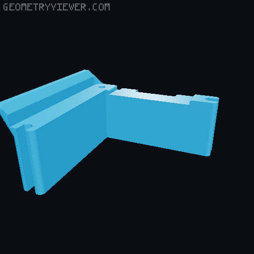 JC-Creality K1 Hinged Lid Riser 3D model thumbnail