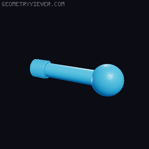 Ball joint 3D model thumbnail