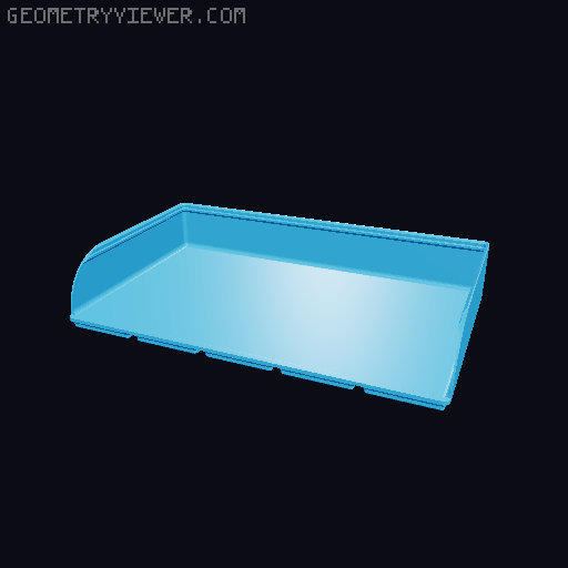 Gridfinity rouded bins collection all sizes 3D model thumbnail