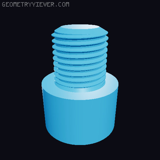 Hundreds of Metric Allen Screws with Cylindrical Head M2 up to M64 3D model thumbnail