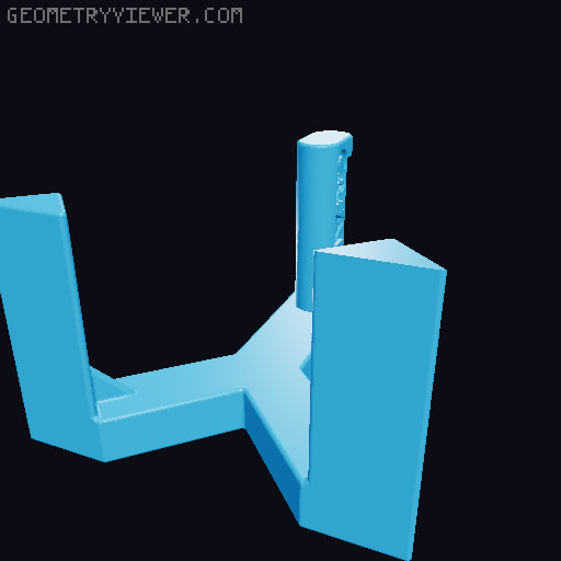 K1/K1 Max Table Top Spool Holder 3D model thumbnail