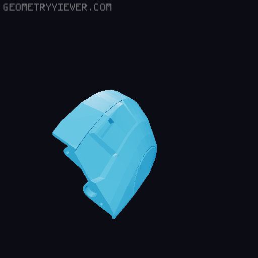 Master Chief Helmet 3D model thumbnail