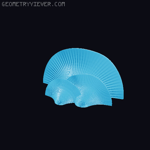 SKÅDIS Mushroom Shelves 3D model thumbnail