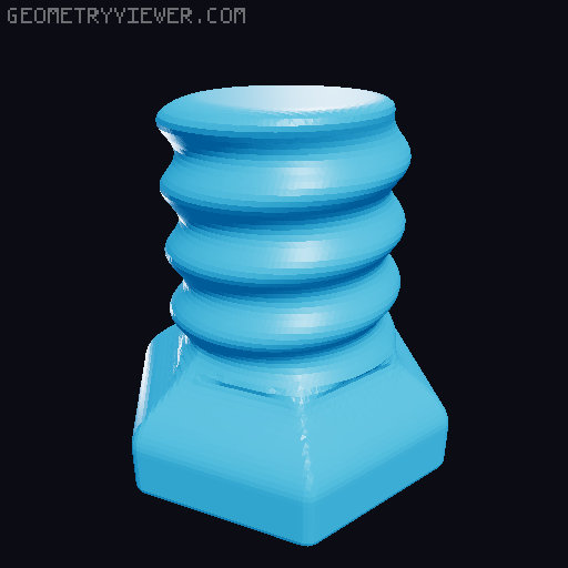 Honeycomb Storage Wall Screwiverse 3D model thumbnail