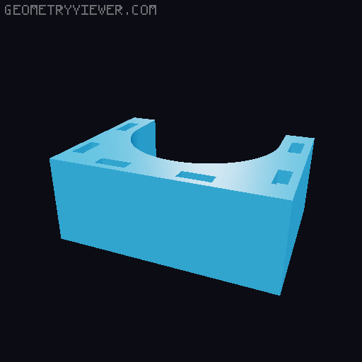 DDD Printable Wall Control System 3D model thumbnail
