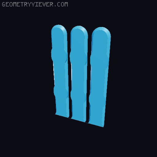 MultiConnect Slot Dies 3D model thumbnail