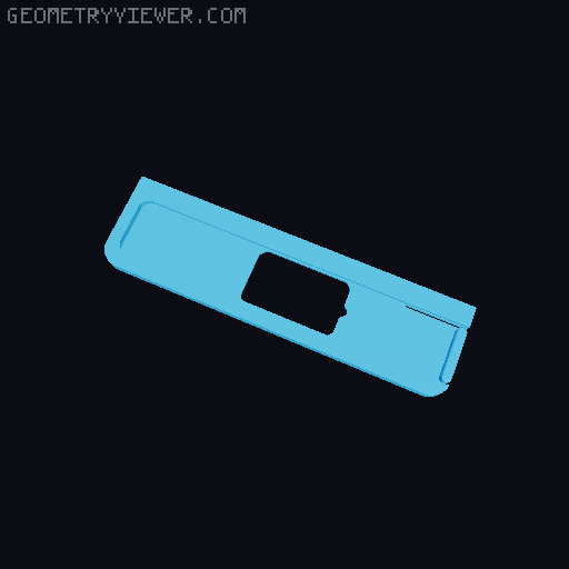 Laptop Webcam Privacy Cover (MacBook) 3D model thumbnail