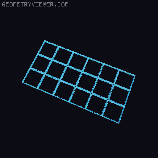 CLCKbase with Screw Holes, Sizes up to 9x9, Gridfinity Baseplate 3D model thumbnail