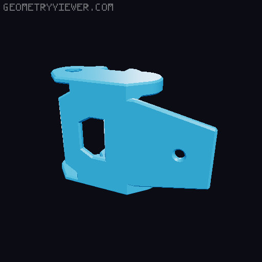 Drag Chain with removable closing brackets 3D model thumbnail