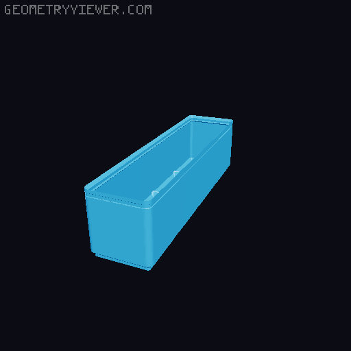 Gridfinity Box (Quick print, lite version, less filament!) 3D model thumbnail