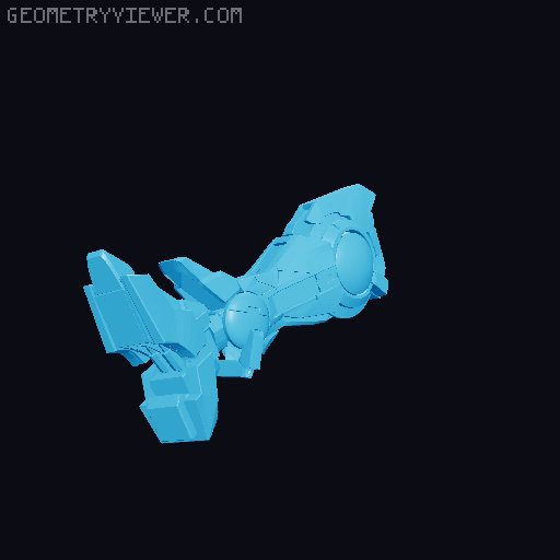 Gundam 3D model thumbnail
