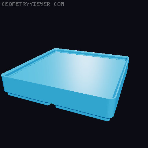 Filled-in Gridfinity Boxes (For Customization) 3D model thumbnail