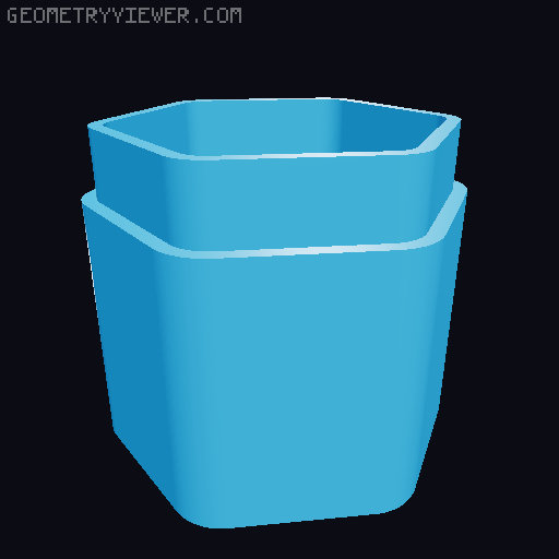 Box boxes jar jars tin tins easy printable without support tested 3D model thumbnail