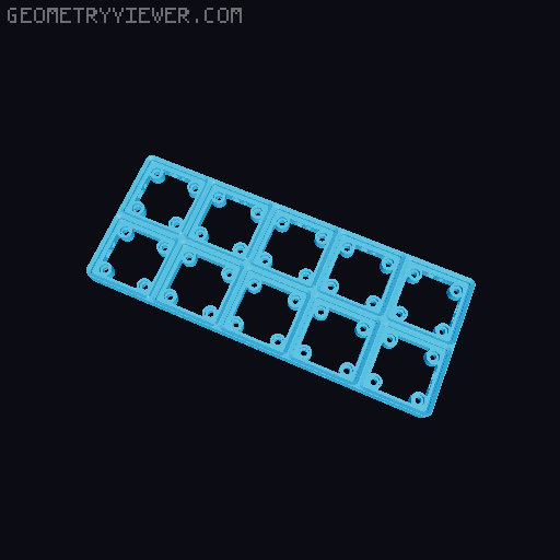Gridfinity Screwable Magnetic Base Plates 3D model thumbnail