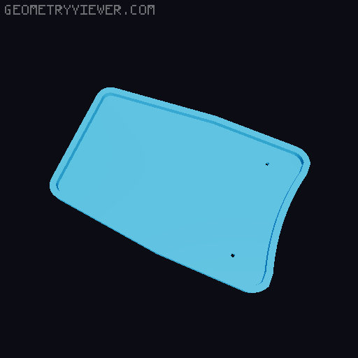Kensington Expert Mouse Palm Pad 2 (summary) 3D model thumbnail
