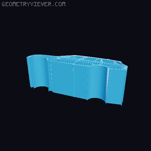 Car silhouettes! different models 3D model thumbnail