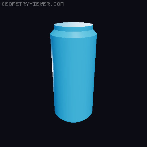 Protective Case - 16oz Cans 3D model thumbnail