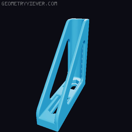 3D printable open frame PC case 3D model thumbnail