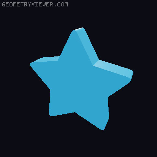 tree decorations and star 3D model thumbnail