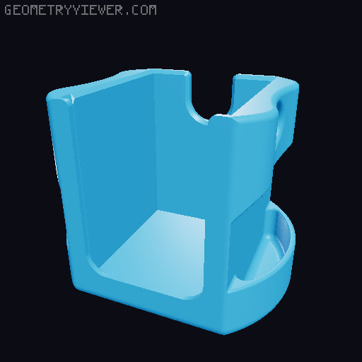 Trashcan Commander Deck Box 3D model thumbnail