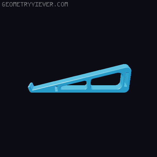 laptop/tablet stand 3D model thumbnail