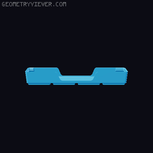 Gridfinity wall cutout collection 3D model thumbnail