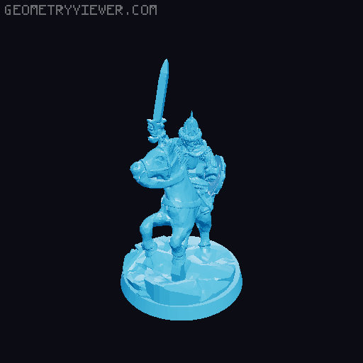 Dale Command 10mm Scale 3D model thumbnail