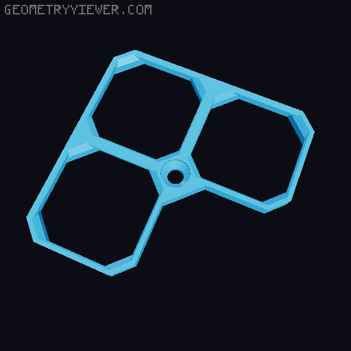 openGrid Triangular Tiles (2x2 - 12x12) 3D model thumbnail