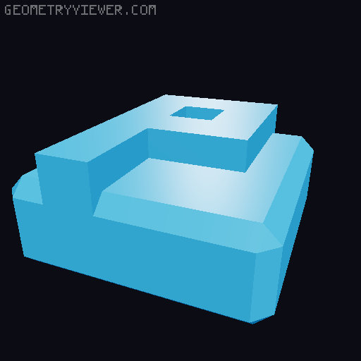 PrintABlok:WritersBloks interlocking letter blocks 3D model thumbnail