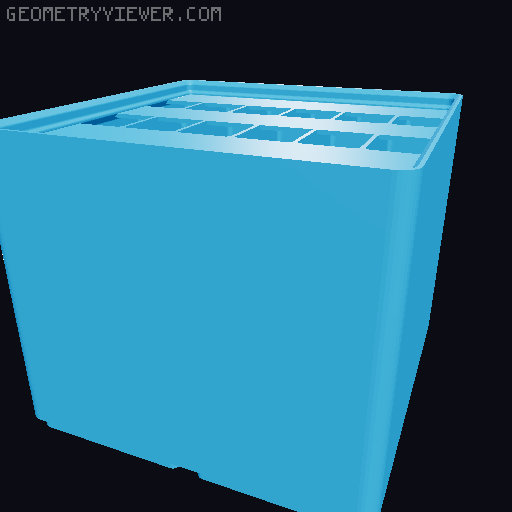 Gridfinity Ultra Light Bins - Divider Label Edition 3D model thumbnail