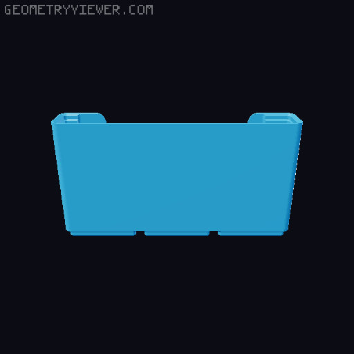 Gridfinity wall cutout collection 3D model thumbnail