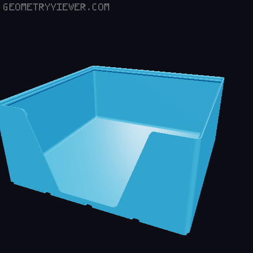 Gridfinity wall cutout collection 3D model thumbnail