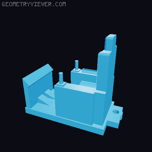 DIY RC Crane 3D model thumbnail