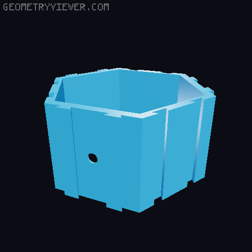 Lego Minifigure Hexagons - Bigger and Better 3D model thumbnail