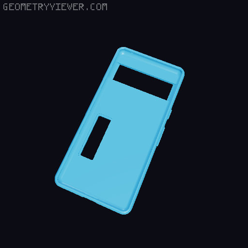 Google Pixel 7 Case 3D model thumbnail