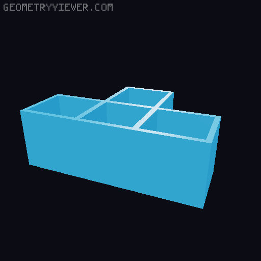 Remix of Tetris balance game, with box 3D model thumbnail