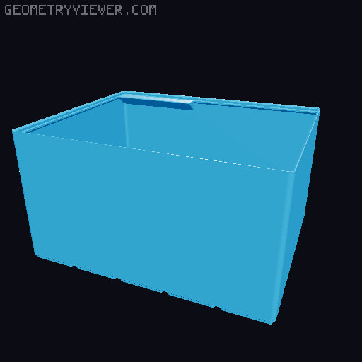 Gridfinity cups height 16 (116mm) collection 3D model thumbnail