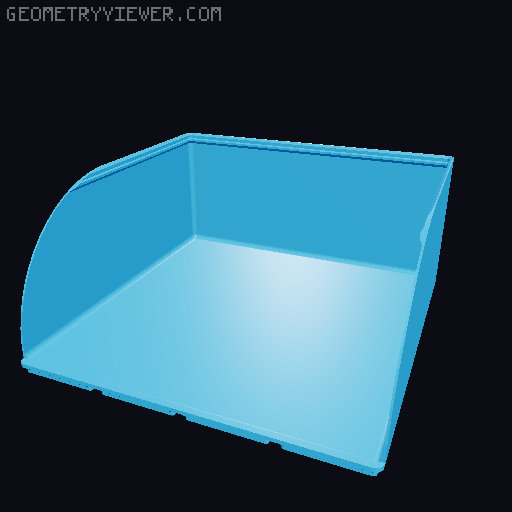 Gridfinity rouded bins collection all sizes 3D model thumbnail