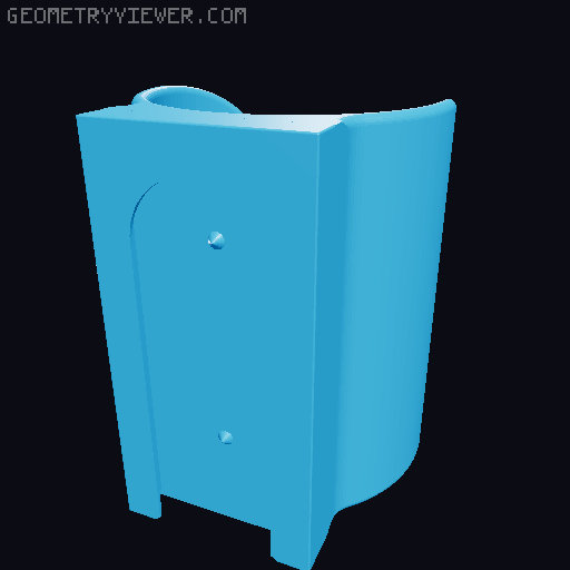 Multiboard flask holders in various sizes 3D model thumbnail