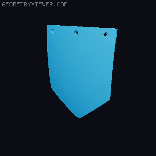 Foldable Shovel Remix: Pitchfork Blade 3D model thumbnail