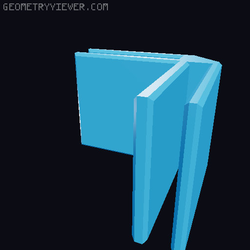 Mini Modular Framing System for 3 mm perspex 3D model thumbnail