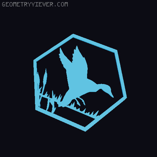 Expansion Pack for Hexagonal Animal Tiles 3D model thumbnail