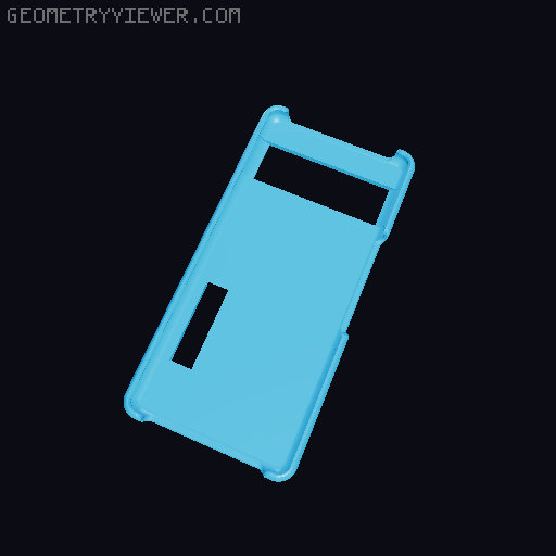 Google Pixel 7 Case 3D model thumbnail