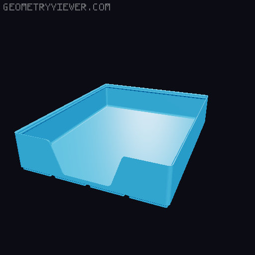Gridfinity wall cutout collection 3D model thumbnail