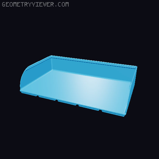 Gridfinity rouded bins collection all sizes 3D model thumbnail