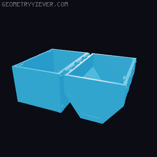 Bigger chest - print-in-place 3D model thumbnail