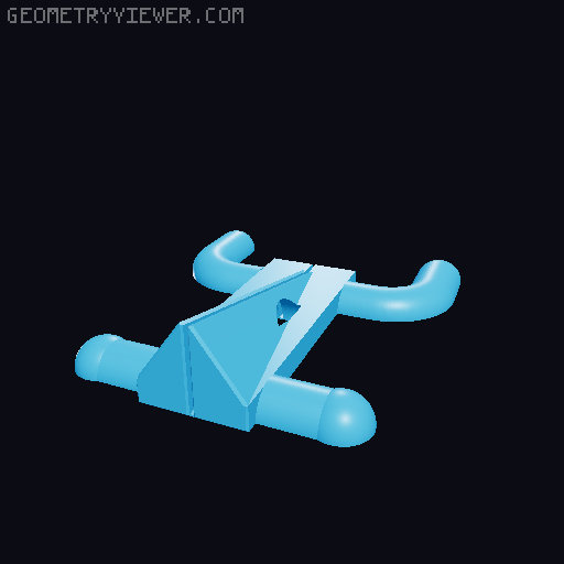 Sy's Peglock - Parametric Pegboard Attachment. 3D model thumbnail